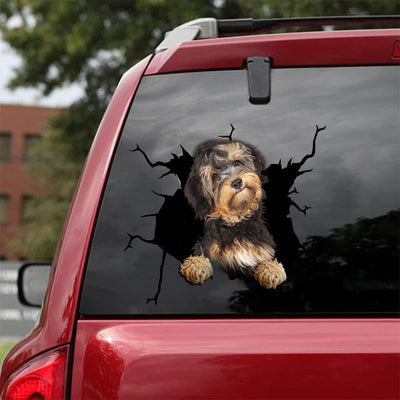 HAVANESE CRACK CAR STICKER DOGS LOVER 5