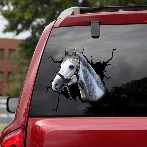 Horse Crack Car Sticker Cattle Lover (4)
