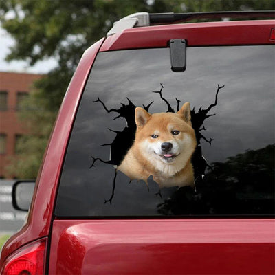 AKITA CRACK CAR STICKER 7