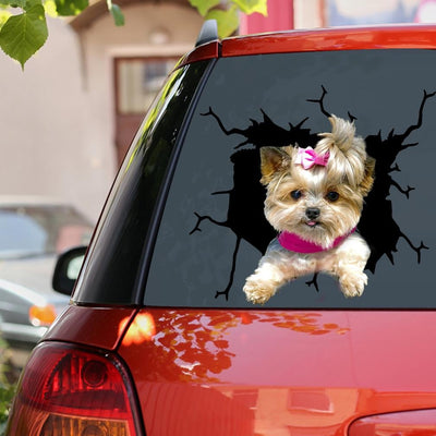 Yorkshire Terrier Car Sticker Lover 4